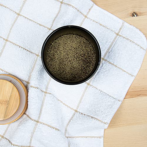 Cotton Windowpane Dishcloths Pack Of 12, Absorbent Terry Kitchen Towels Ideal For Cooking, Drying Dishes, Cleaning (12 X 12 Inch, Tan) #TOP4