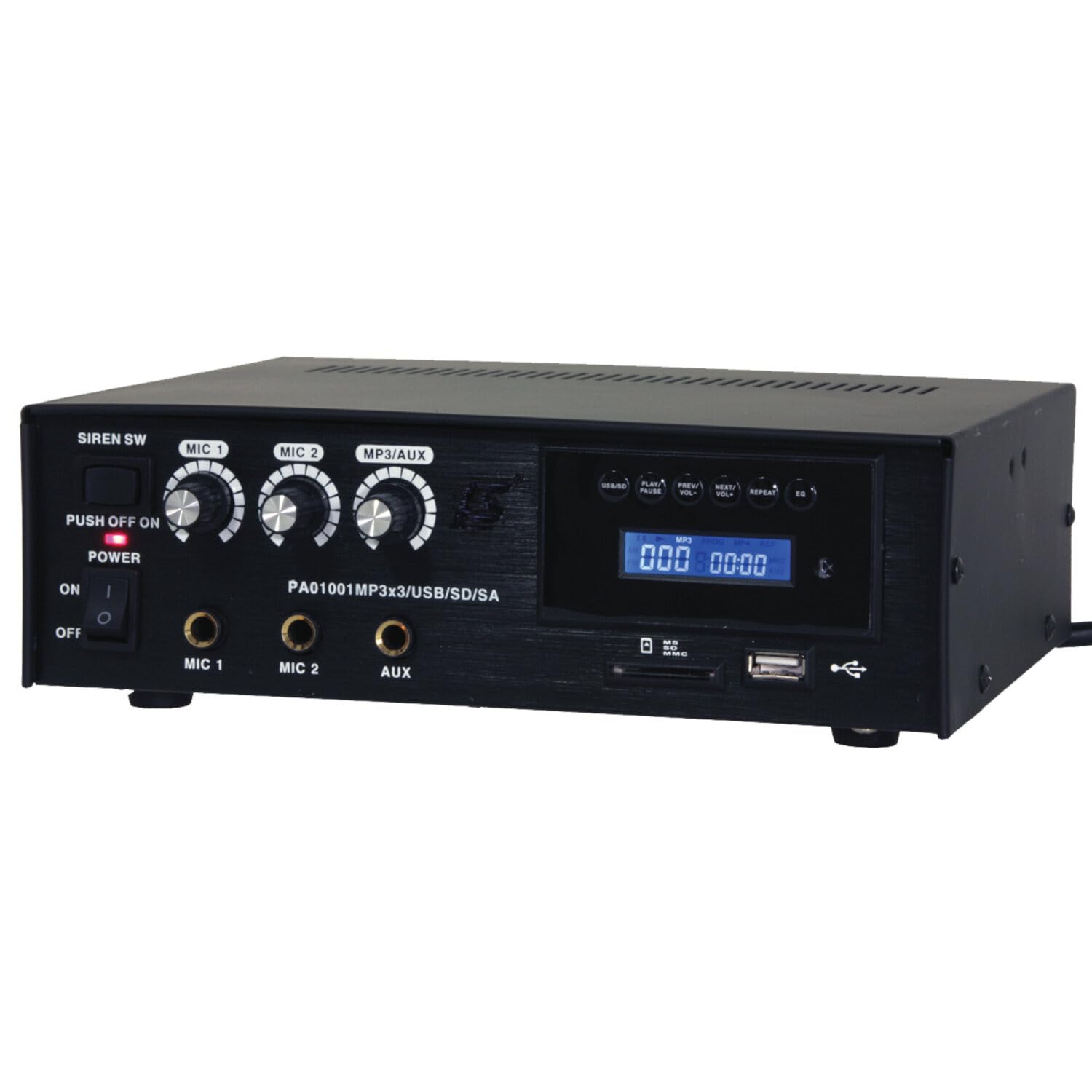 LTC - Mobiler LTC PA-Verstärker Endstufe USB-MP3 Mikrofon 12V / 220V Betrieb