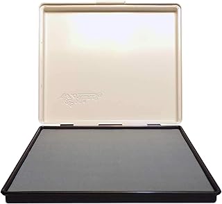 Extra Large 7'' x 8'' Industrial Rubber Stamp Ink Pad, Dry (No Ink)