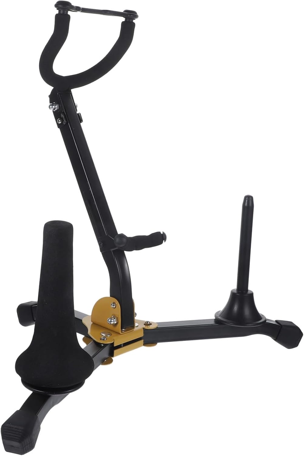 Kisangel Alto Saxophone Holder Folding Saxophone Stand for Clarinet Flute Tenor Sax Portable Music Material