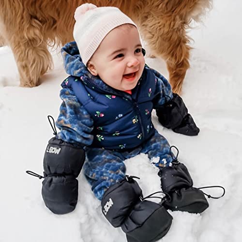 L-Bow Infant Cold Weather Mittens + Mittens For Winter + Stay On Design For Baby Boys & Girls + Warm Waterproof Material2