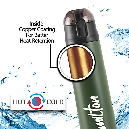 Milton-New-Crown-600-Thermosteel-Hot-or-Cold-Water-Bottle-500-ml-Green-Easy-to-Carry-Office-Bottle-Hiking-Trekking-Travel-Bottle-Gym-Home-Kitchen-Bottle