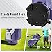 ULTIMATE 14-Way Golf Cart Bag, Lightweight Golf Bag w/Molded Lock Top & Full Length Dividers, Portable Golf Club Bag w/11 Pockets, Cooler Bag, Padded Strap & Rain Hood for Men Women (Purple+Grey)