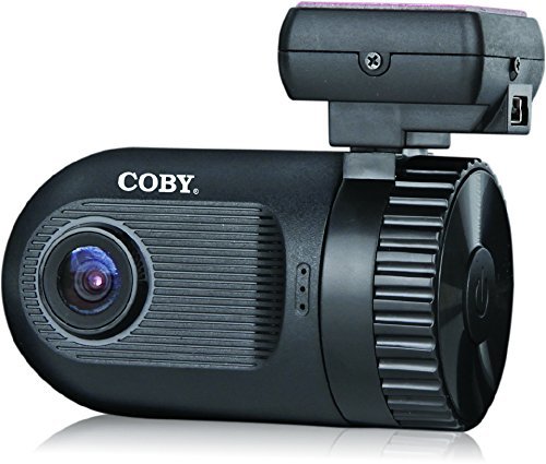 Coby Car Dashcam Camera with All NEW "GPS LOGGER" and G-Sensor File Protection