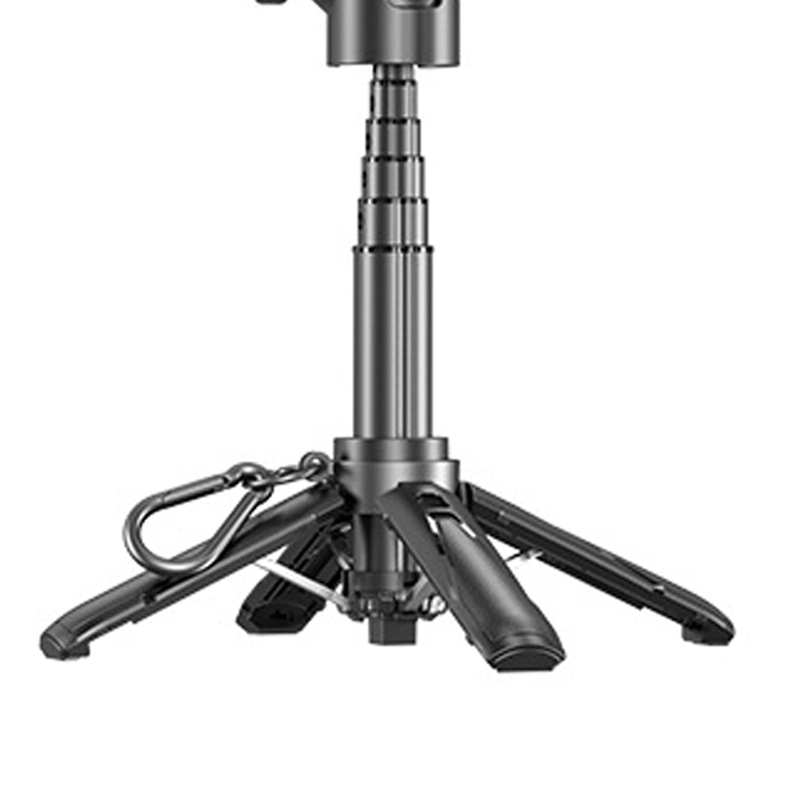 Soporte para Teléfono con Trípode y Selfie Autos Magnético de Viaje | Trípode Extensible Giratorio 360° con Mando a Distancia Inalámbrico para Video, Gimnasio, Grabación, Vlogs y