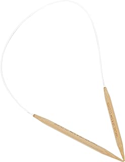Clover 3016/16-08 Takumi Bamboo Circular 16-Inch Knitting Needles, Size 8