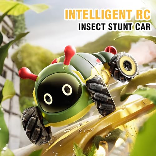 Rc Stunt Remote Control Car Toys, Remote-Controlled Bionic Caterpillar Car - image 4