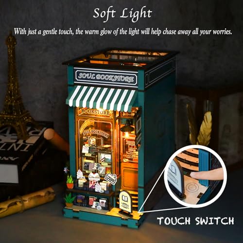 RICFURPET Soul Bookstore Music Box Book Nook Kit thumbnail 2