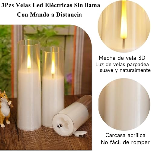 Velas Artificiales LED 12 Imagen adicional