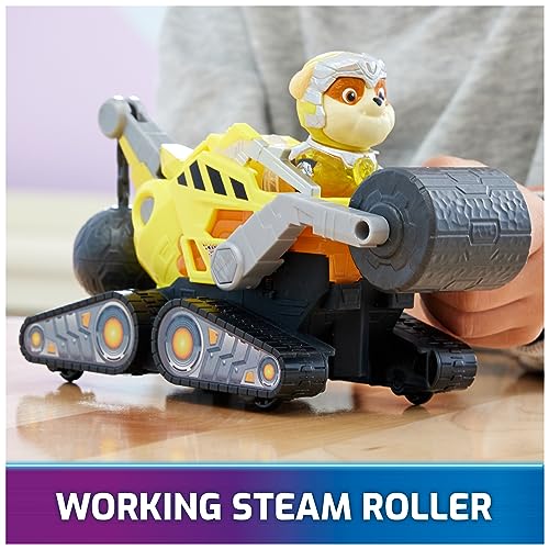 Paw Patrol: The Mighty Movie, Construction Toy Truck with Rubble Mighty Pups Action Figure, Lights and Sounds, Kids Toys for Boys & Girls 3+ by Paw Patrol - Image 7