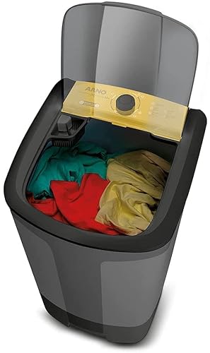 Lavadora de Roupas Semi Automática Arno 11 Kg Lavete Eco ML91 Cinza/Amarelo 110V