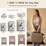 KAIX Electric Vacuum Storage Bags for Suitcase (12 Combo Set) - Image 2