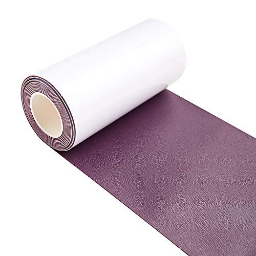 Image of Leather Repair Patch Tape Purple 3 x 60 inch Self Adhesive Leather Repair Tape for Furniture, Car Seats, Couch, Sofa, Office Chair, Vinyl Repair Kit