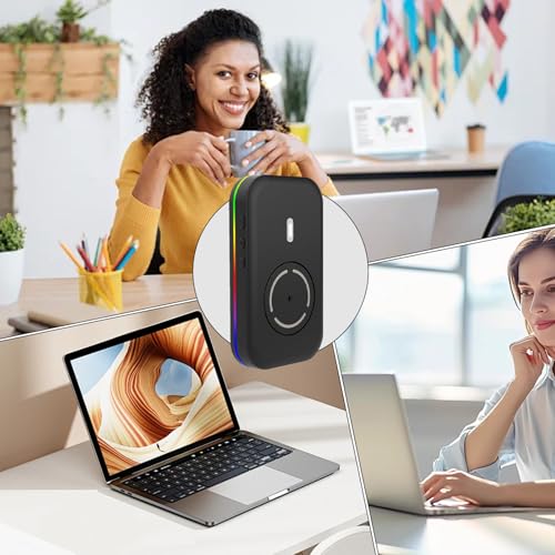 Ratón LED para computadora con seguimiento suave y estructura de ABS antibloqueo duradera 4