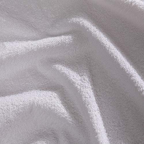 Eleoption Waterproof Mattress Protector Terry Cloth Soft Cotton Blend White Bed Cover Quilted Fitted Mattress Pad Fitted Sheet 78X80Inch Fits Up To 18Inch Mattress #TOP5