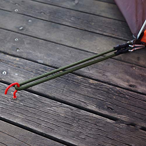 BESPORTBLE 4Pcs Bungee Cord Com Gancho Mosquetão Correias Pesados Forte Corda Elástica para O Bagage