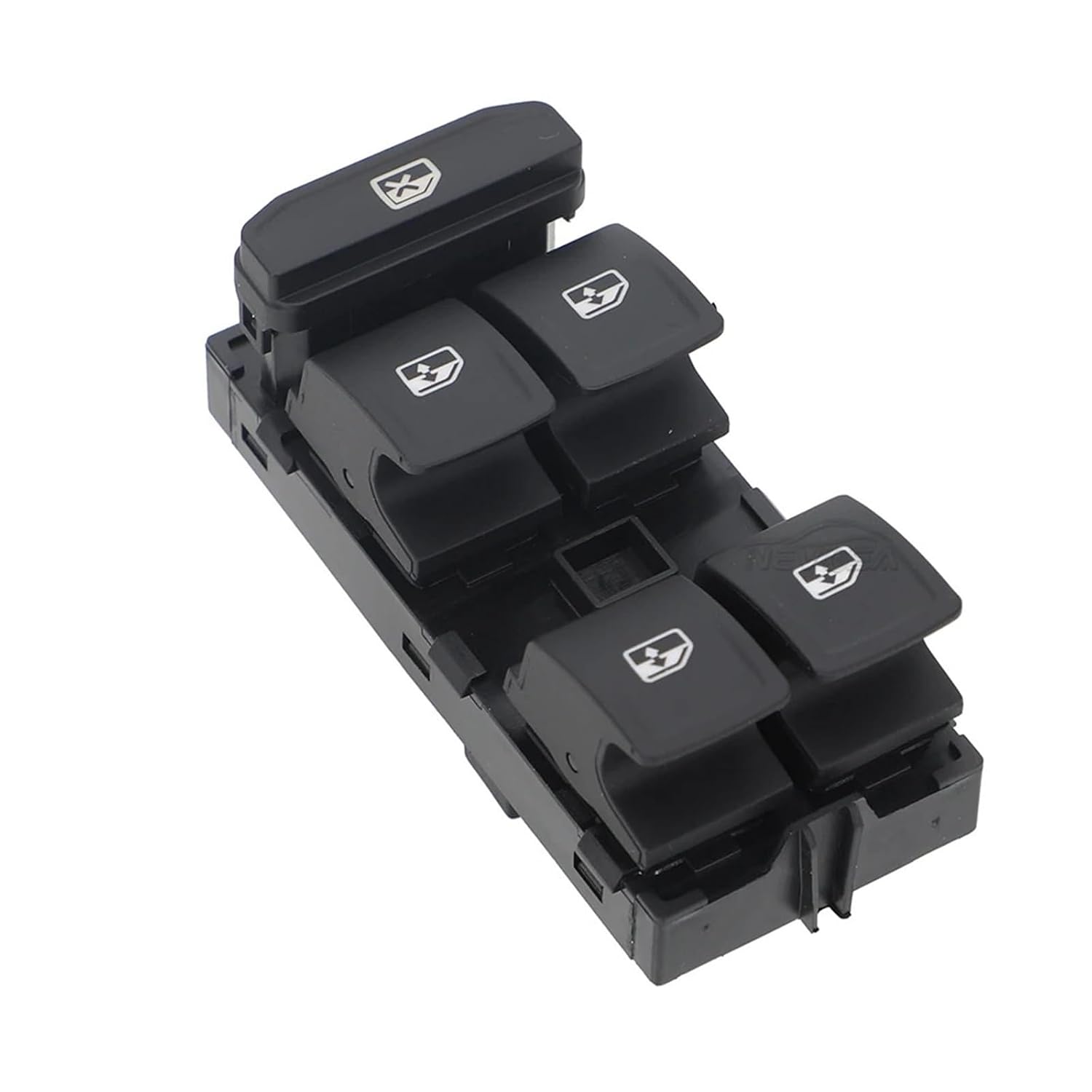 White Light Power Window Switch Driver Control Button 5G0959857D 5G0959857C 8Pin 1Pcs(No Chrome 8Pins)