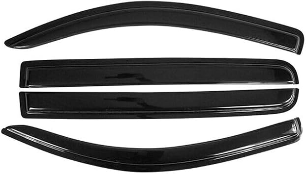 Crewmax Cab Window s Rain Sun Guard Vent 4 Pieces Acrylic 4CAR-WD-TTUN07CC-943