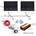 Produktbild ECOWORTHY Off Grid Tie 360 Watt Solar Panel System Kit: 2 x 180 W PV SOLAR PANEL + 1 KW Pure Sine Off Grid Wechselrichter + 15 A Solarladeregler + Z Style MOUNTING KIT + Y MC4 Solar Stecker und Kabel