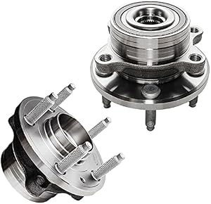Detroit Axle - Front or Rear Wheel Hub and Bearing Replacement for Ford Explorer Police Interceptor Utility - 2pc Set