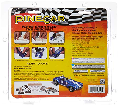 Woodland Scenics Pine Car Derby Racer Premium Kit, Blue Venom (P3950) by Woodland Scenics - Used condition - Image 2