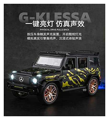 Lowfi Car Models For Mercedes-Benz G63 1/24 Alloy Die-Casting Car Models Peace Of Mind Toys Gifts Ornaments #TOP2