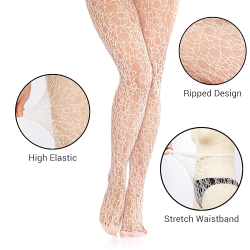 Image of Benefeet Sox Womens Fishnets Girls Fishnet Tights Sexy High Waist Fishnet Stockings Sheer Mesh Hollow Out Pantyhose