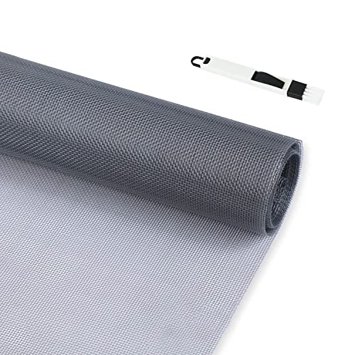 Tela Mosquitera, 1.2 x 2.5 m Tela de Mosquitera por Metros, Mosquitera Anti Mosquito, Tela Mosquitera para Puerta y Ventana, Mosquitera Adecuado para Prevención de Insectos