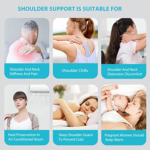 Kd Shoulder Support Brace For Men/Women, Thermally Conductive Graphene Material Rotator Cuff Relieves Injuries And Tendonitis, Double Warm Shoulder Stability Strap Help You Relief Arthritis Pain #TOP4