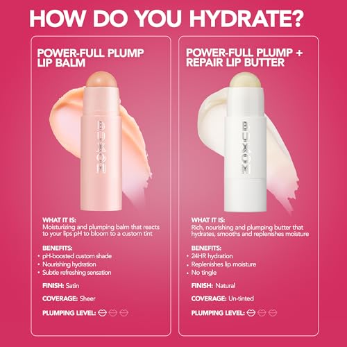 BUXOM Power-Full Plumping Lip Balm, Tinted Lip Balm Plumper, Enhancing & Hydrating Lip Moisturizer Formulated with Peptides - Image 6