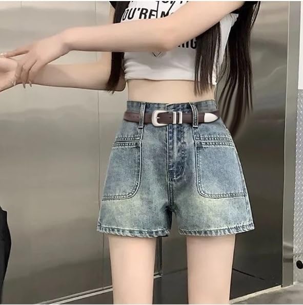 Cowhide Porous Belt Ladies Thin Decorative Skirt Genuine Leather 5