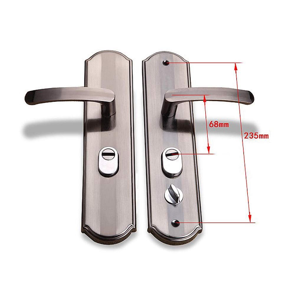 Poignée de porte de sécurité universelle NERB en alliage d'aluminium argent
