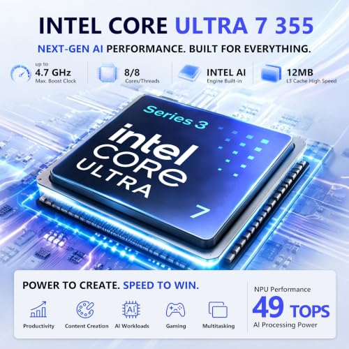 Image of HP OmniBook X (Previously Elitebook X) 14 inch 3K OLED 120Hz Touchscreen Laptop, Intel Core Ultra 7 355(49 AI Tops), 16GB RAM, 3TB Storage (2TB SSD+1TB Docking Station), Backlit Keyboard, Win 11 Pro, Blue