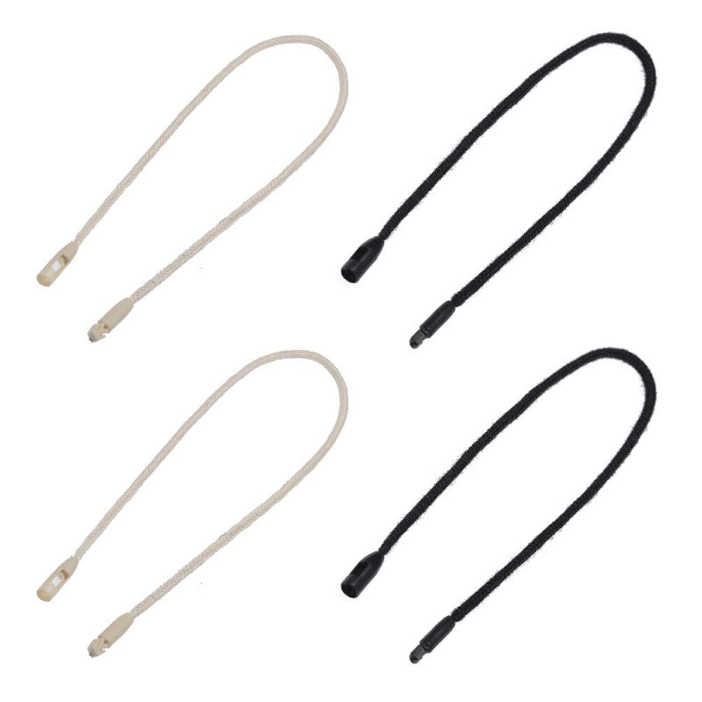 Hocansen 1000 Pezzi Cordino Nylon E 1000 Pezzi Spille Da Balia Perno Di Etichetta Fissaggio E Chiusura In Plastica Per Etichette Vestiti (Black/BQ+GS - 9