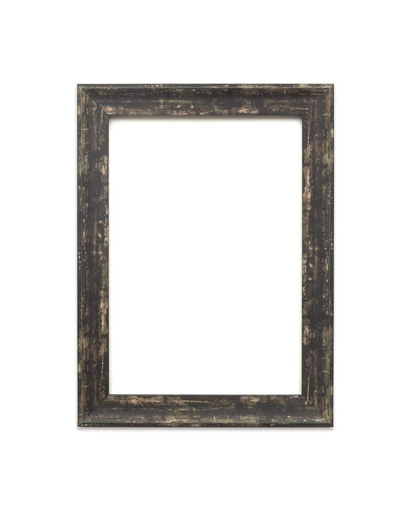 Spoon Black Distressed (40.6x30.5cm) 16"x12" Size - Industrial Vintage looking Shabby Chic/Camouflage Picture/Photo/Poster frame