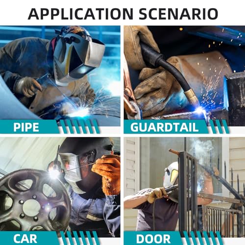 TTAMPLAR MIG Soldador sem gás 140A 110V MIG/Stick/Lift TIG Soldador 3 em 1 Flux Core Wire Welding Ma