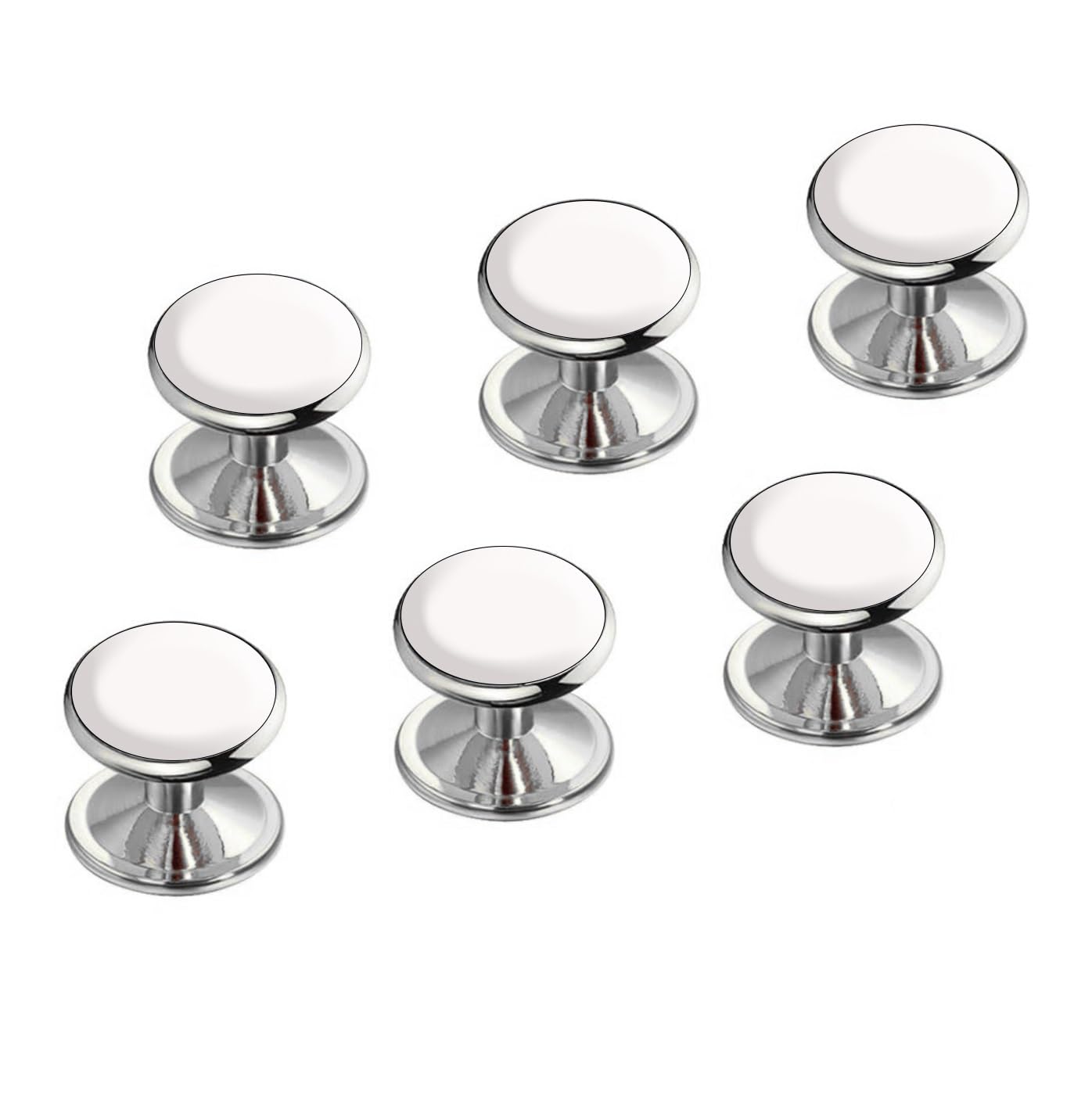 VAMA FASHIONS Classic Silver White Cufflinks Tuxedo Shirt Kurta Suit Sherwani Blazer Coat Cuff Links Studs Buttons For Men (B0DC4GW2MJ) Amazon Price History, Amazon Price Tracker