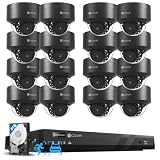4COVR PoE 16 Camera Security System, 16 Channel NVR with 4TB, LY54AB5M1616