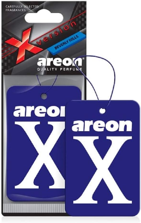 AREON Sport LUX Quality Perfume/Cologne Cardboard Car & Home Air Freshener, Platinum (Pack of 24)