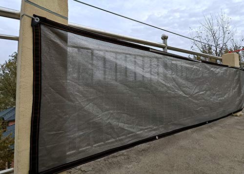 Filet d'ombrage contre la chaleur 2x7m gris résistant serre - 5