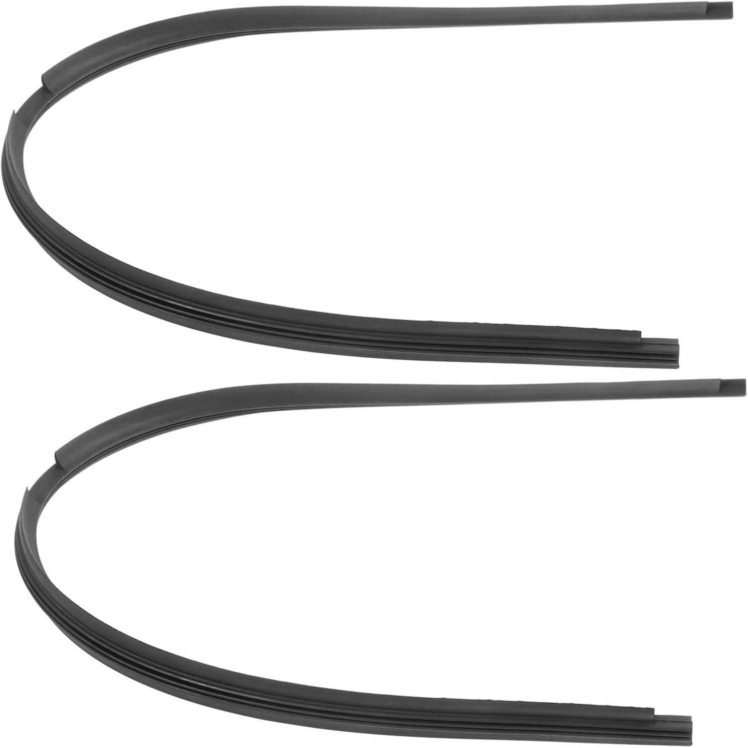 GARVALON 2pcs Windshield Wiper Blade Refills Plastic Inserts for Performance Fit for Front and Rear Wipers Easy Installation Compatible Vehicles