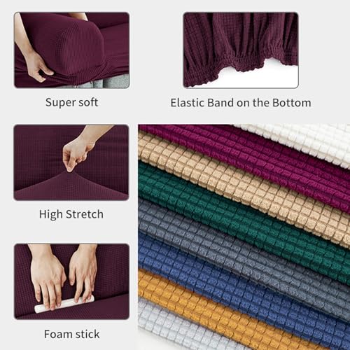 Housse canapé imperméable et extensible 2 3 places pour protection de salon durable - 6
