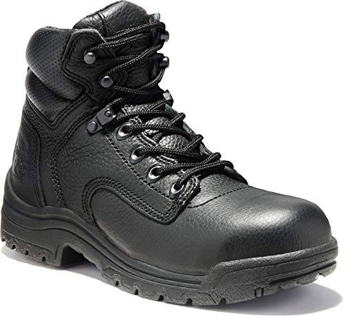 Timberland PRO Women's Titan 6 Inch Alloy Safety Toe Work Boot, Black, 8.5 M