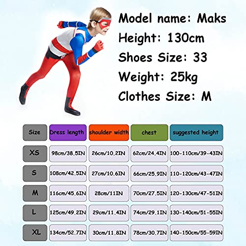 Kid Danger Costume Superhero 3D Style Bodysuit Cosplay Costume Halloween Role Play For Kids Boys #TOP2