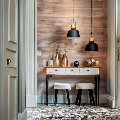 Lámpara granja para cocina e isla con diseño de cúpula ajustable y acabado en negro 7