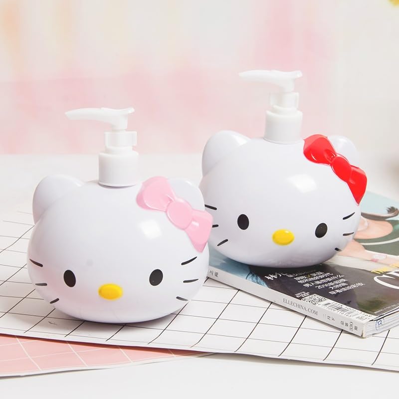 Amazon｜ハローキティ 分注ボトル ソープボトル 詰め替えボトル