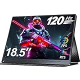 UPERFECT Portable Monitor 18,5 Zoll 120Hz Tragbarer Monitor Full HD Mobiler Monitor mit IPS Bildschirm USB C Mini HDMI für Mac PC Laptop Handy PS4/5 Xbox, VESA-kompatibel