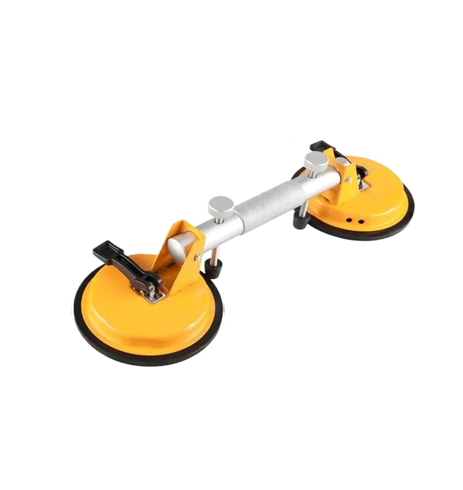 Zklgs One Color Glass Suction Lifter, Double-Jaw Glass Suction Cup Extractor Tile Sucker Floor Tile Handling Suction Pump Extractor