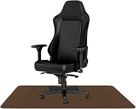Arthome 90 x 140 cm Office Chair Mat, Polyester Protective Mat for Wooden Floors in Offices and Homes, Brown
