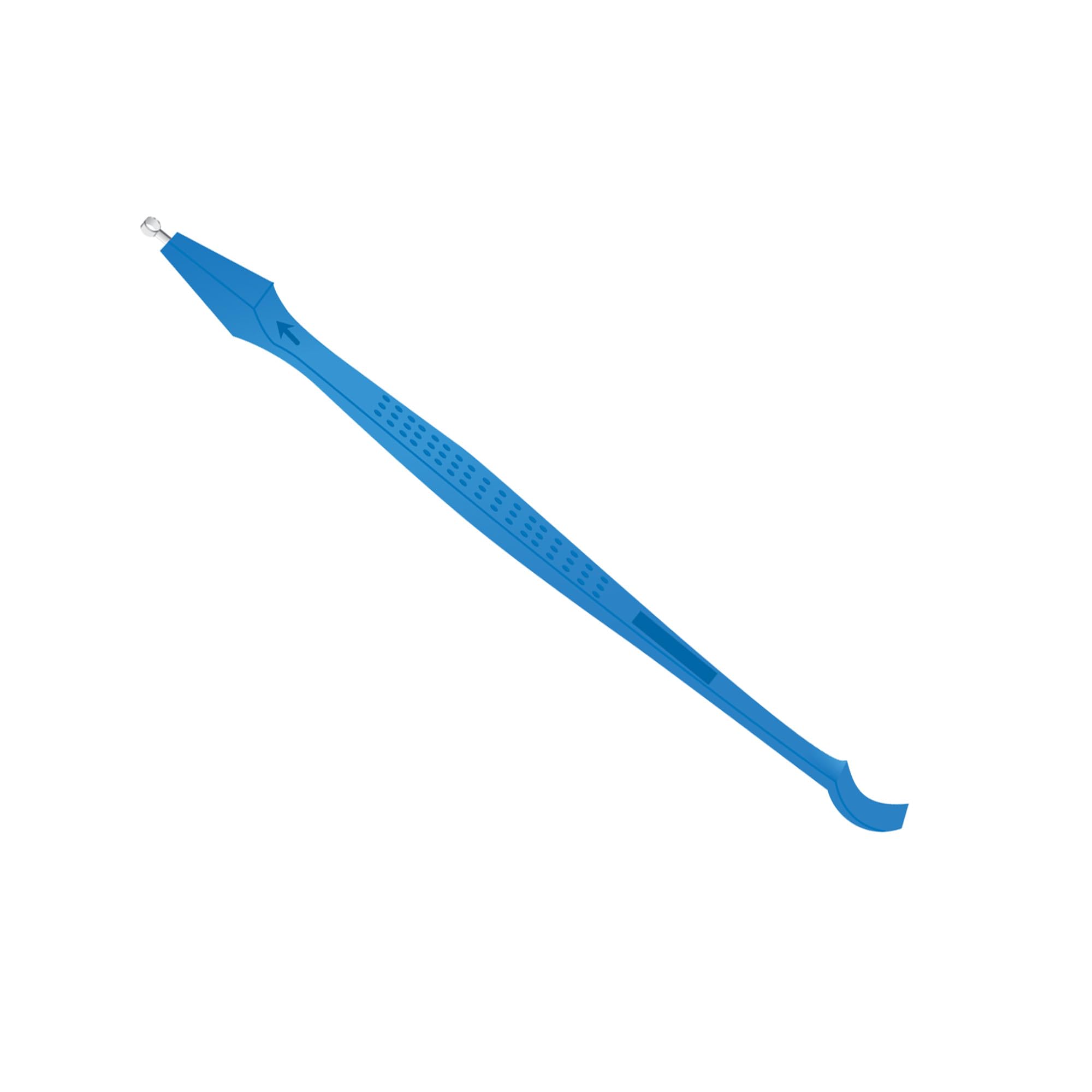 GIMA - Curette dermatologique avec raclette, stérile, jetable, diamètre 3 mm, paquet de 10, 22563